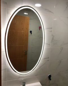 miroir salle de bain led ovale 3