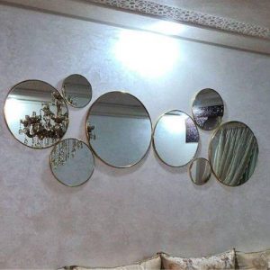 8 Miroir pour salon marocain moderne en laiton