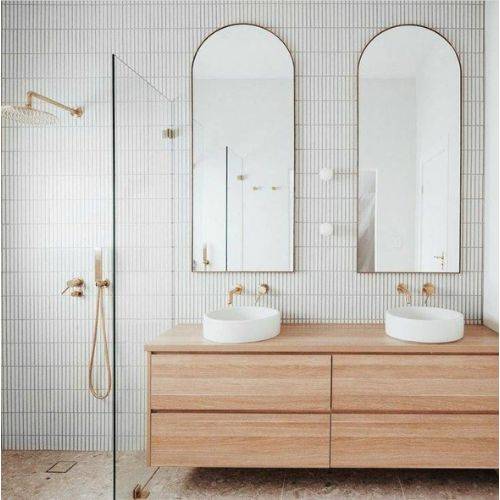 Miroir LED salle de bain vintage