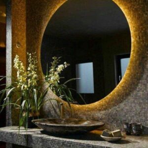 Miroir salle de bain forme ronde