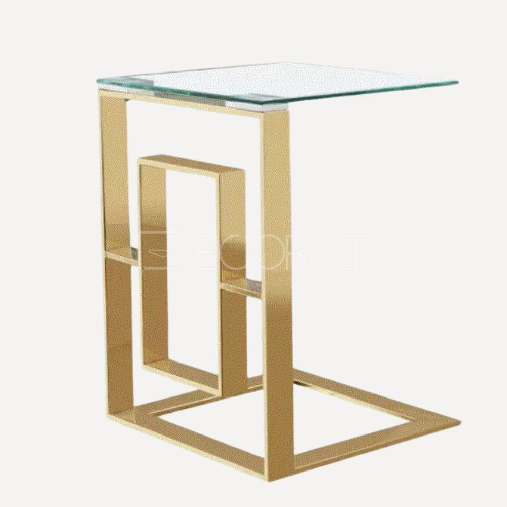 table d'appoint en verre