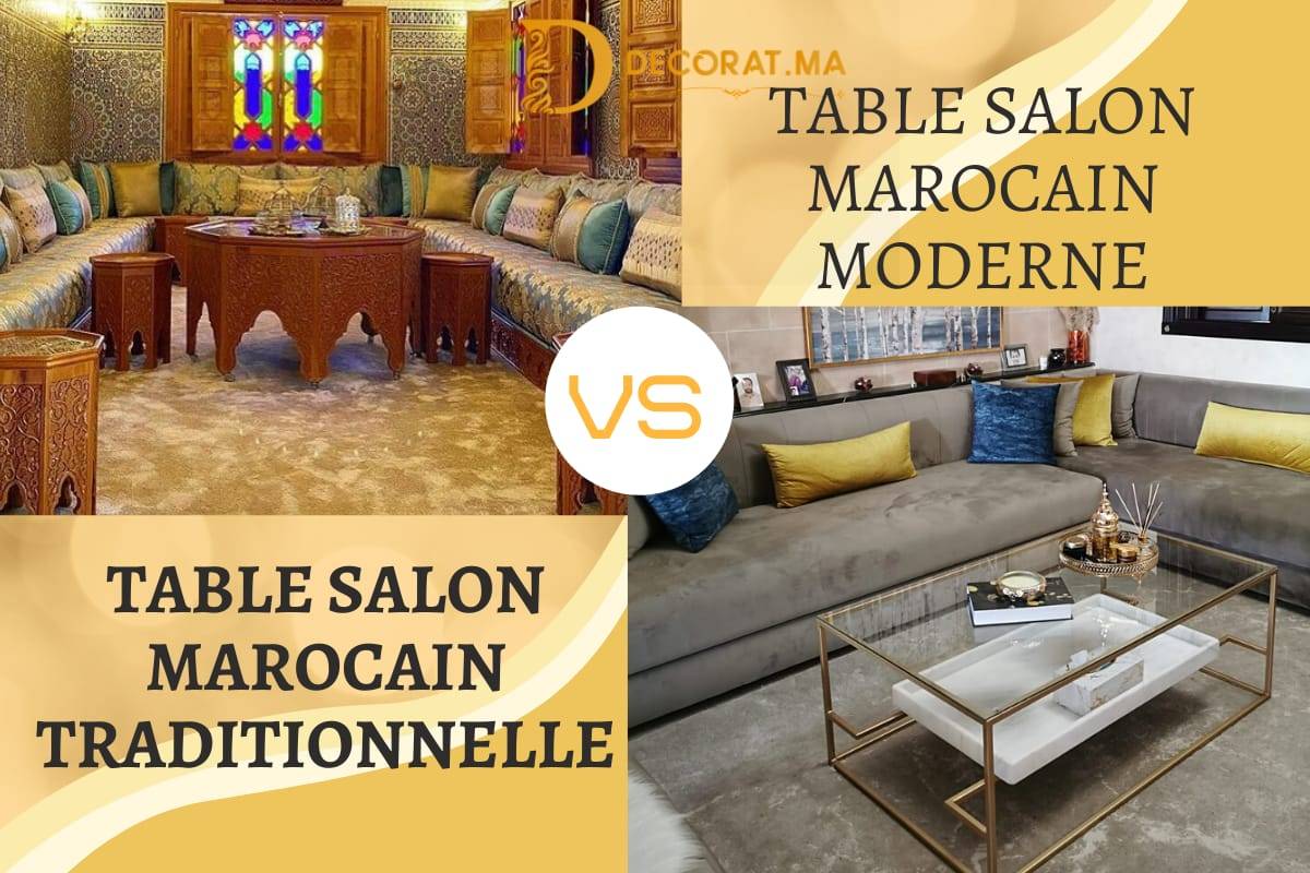 Comment surprendre en modernisant votre table de salon marocaine moderne en 2023 ?