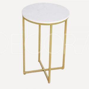 Table appoint métal 4 pieds