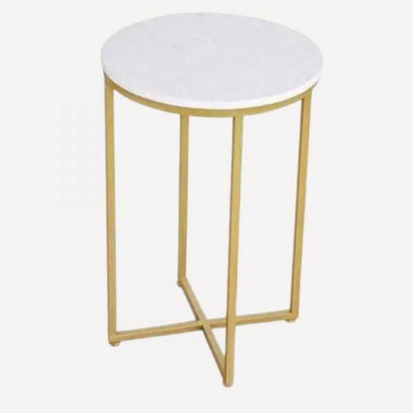 Table appoint métal 4 pieds