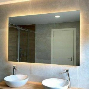 Miroir salle de bain LED rectangulaire