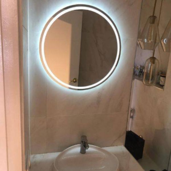 miroir rond salle de bain