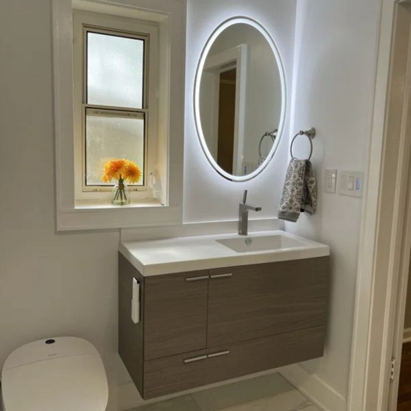 Miroir Ovale salle de bain moderne