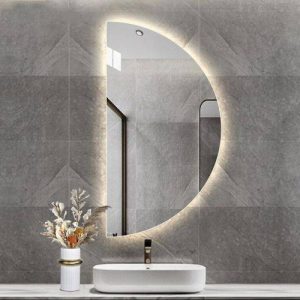 miroir demi cercle