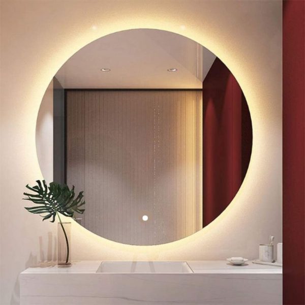 miroir tactile rond