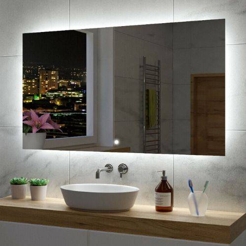 Miroir salle de bain LED rectangulaire "RECTOX"