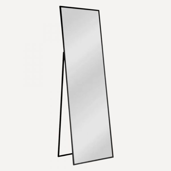 Miroir sur pied rectangulaire