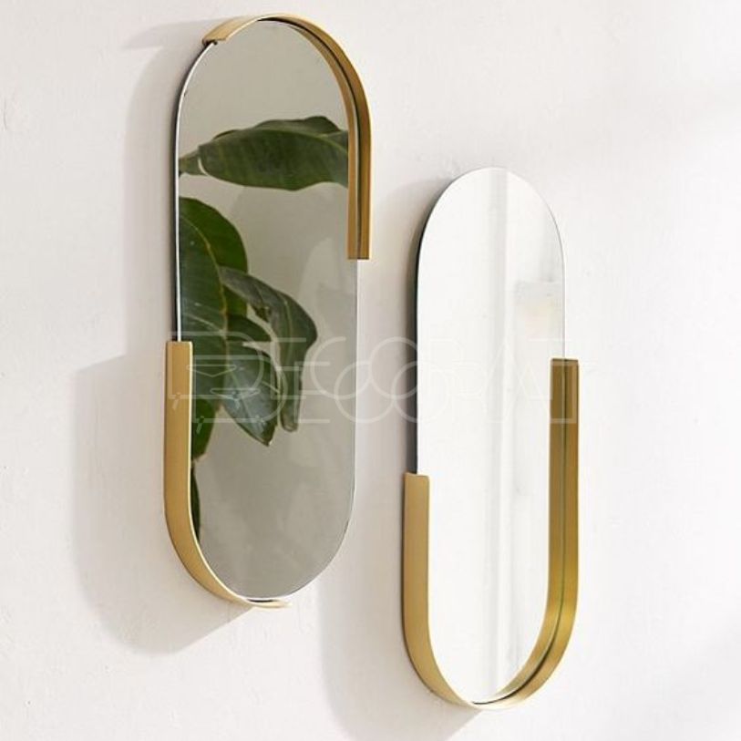 Miroirs or ovale