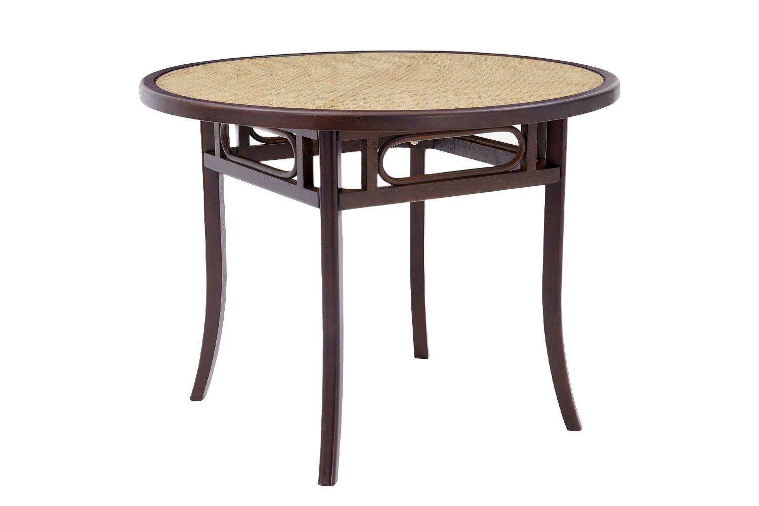 Pottery Barn Elsinore Cane Round Dining Table