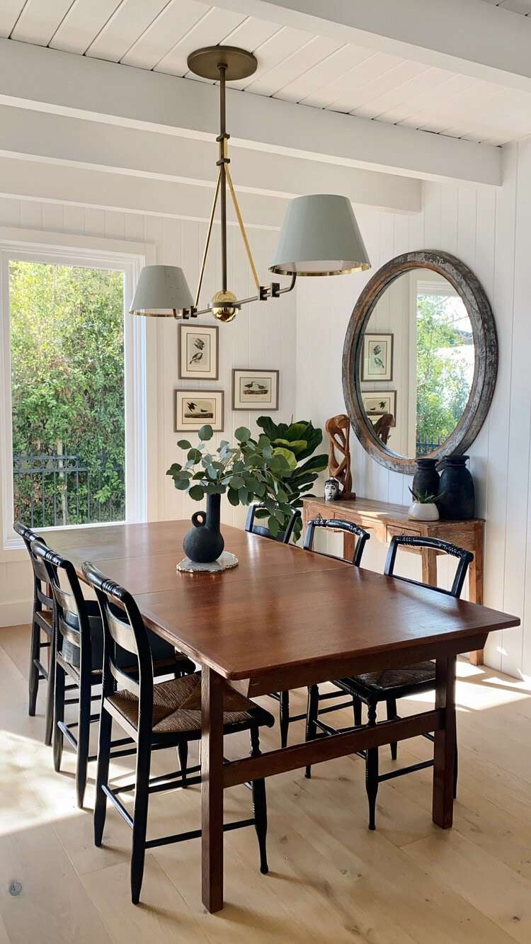 Une table à manger bricolée 