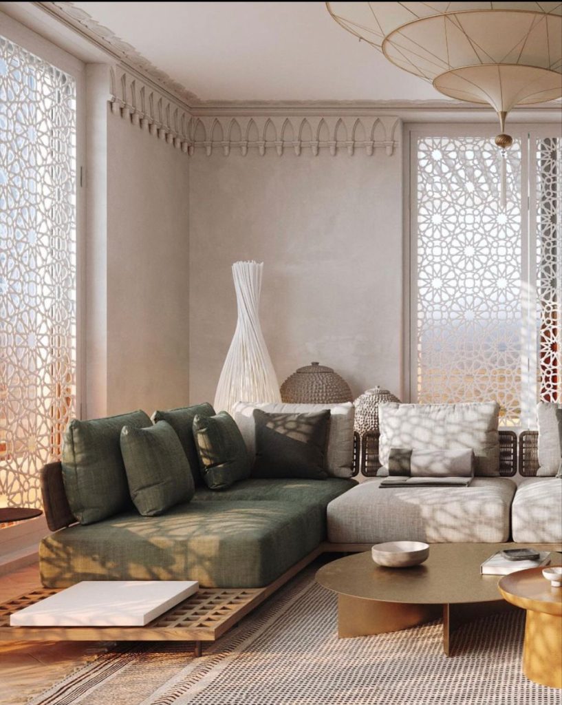 salon marocain moderne